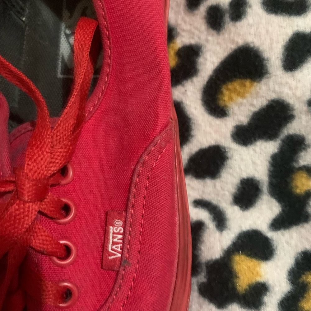Vans Bold Red Sneakers